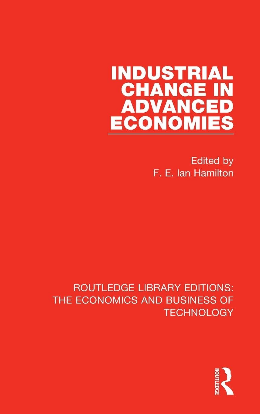 Industrial Change in Advanced Economies Law