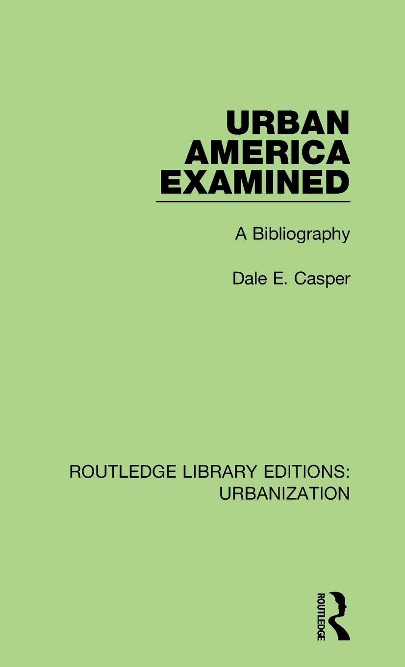 Urban America Examined Social Sciences