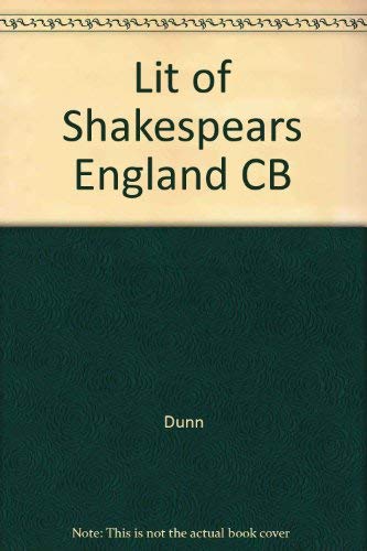 The Literature of Shakespeare's England. Contemporary literature