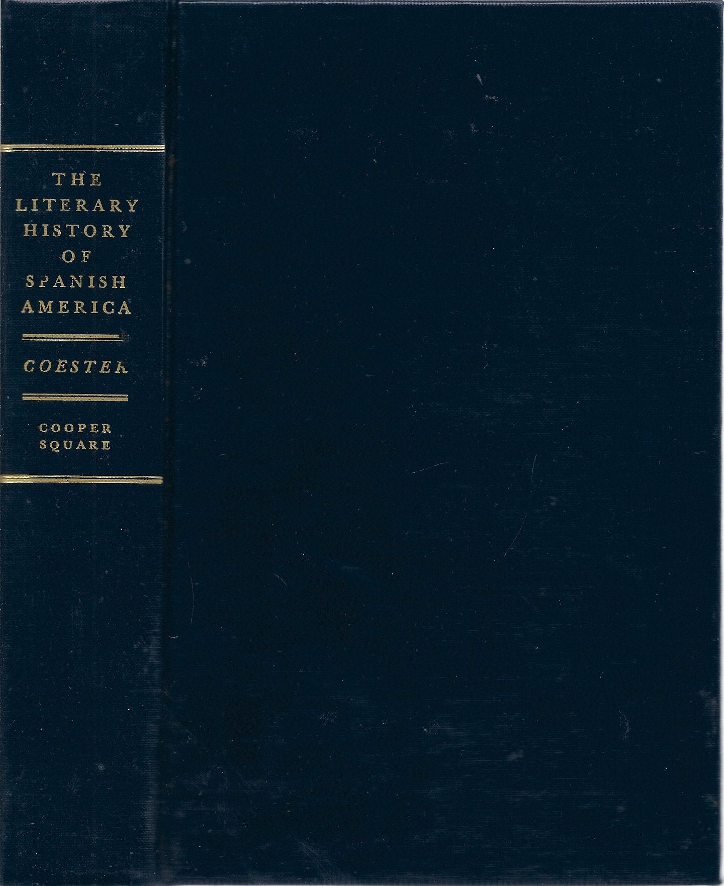 The literary history of Spanish America Books