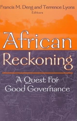 African Reckoning: A Quest for Good Governance Social Sciences