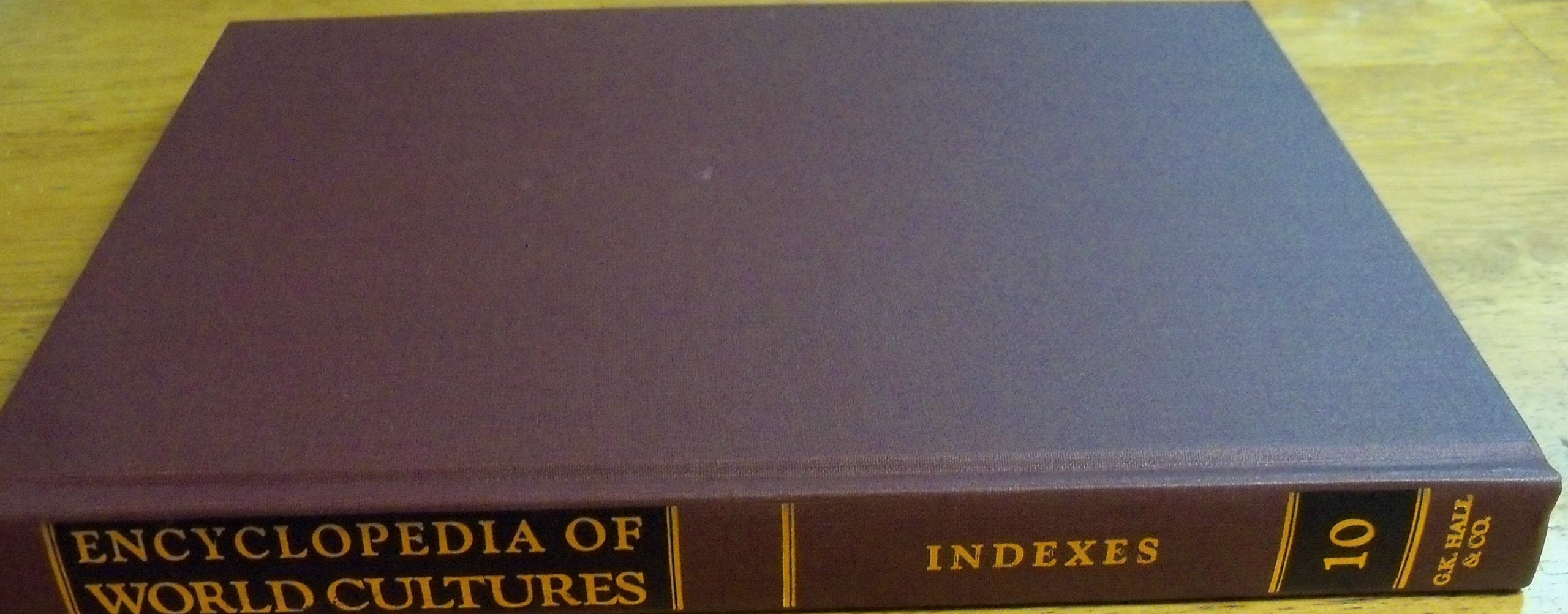 Encyclopedia of World Cultures: Indexes Books