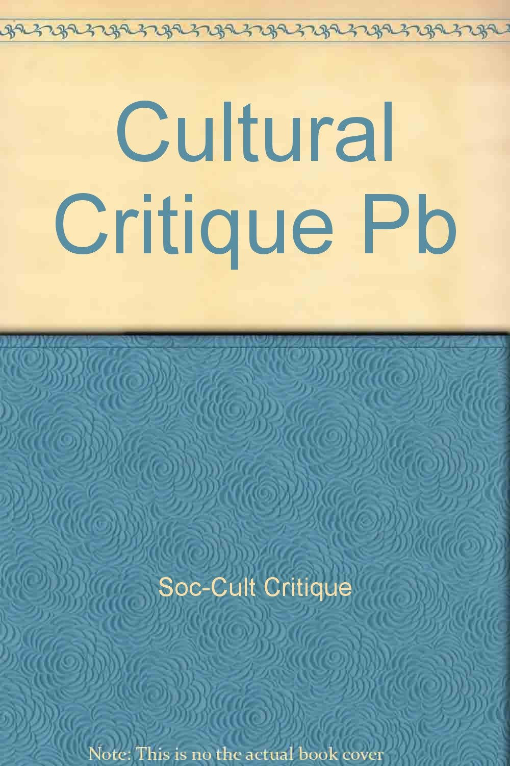 Cultural Critique 48 Books