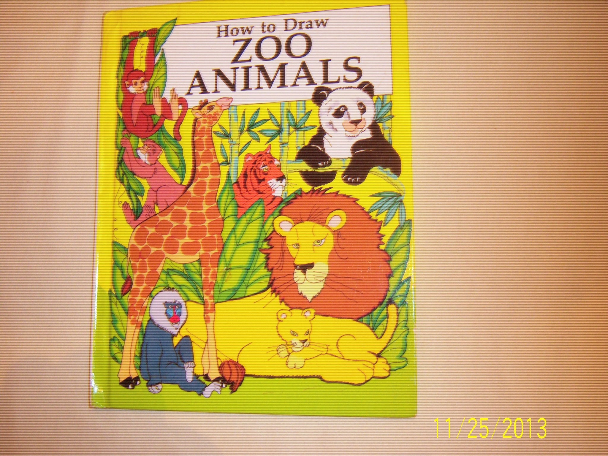 How to Draw Zoo Animals Books