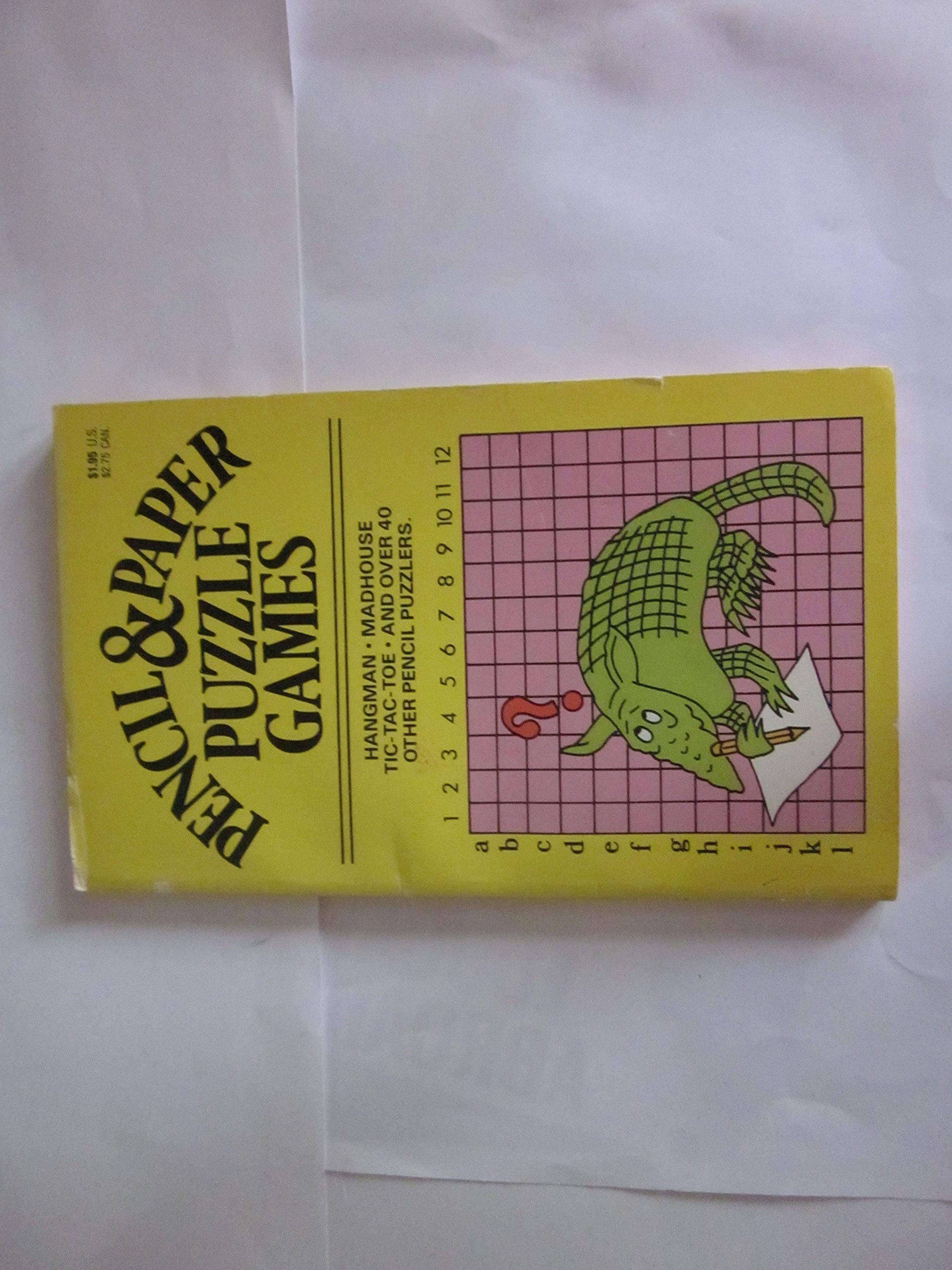 Pencil & Paper Puzzle Games (Mind Benders and Fun Facts Series) Books