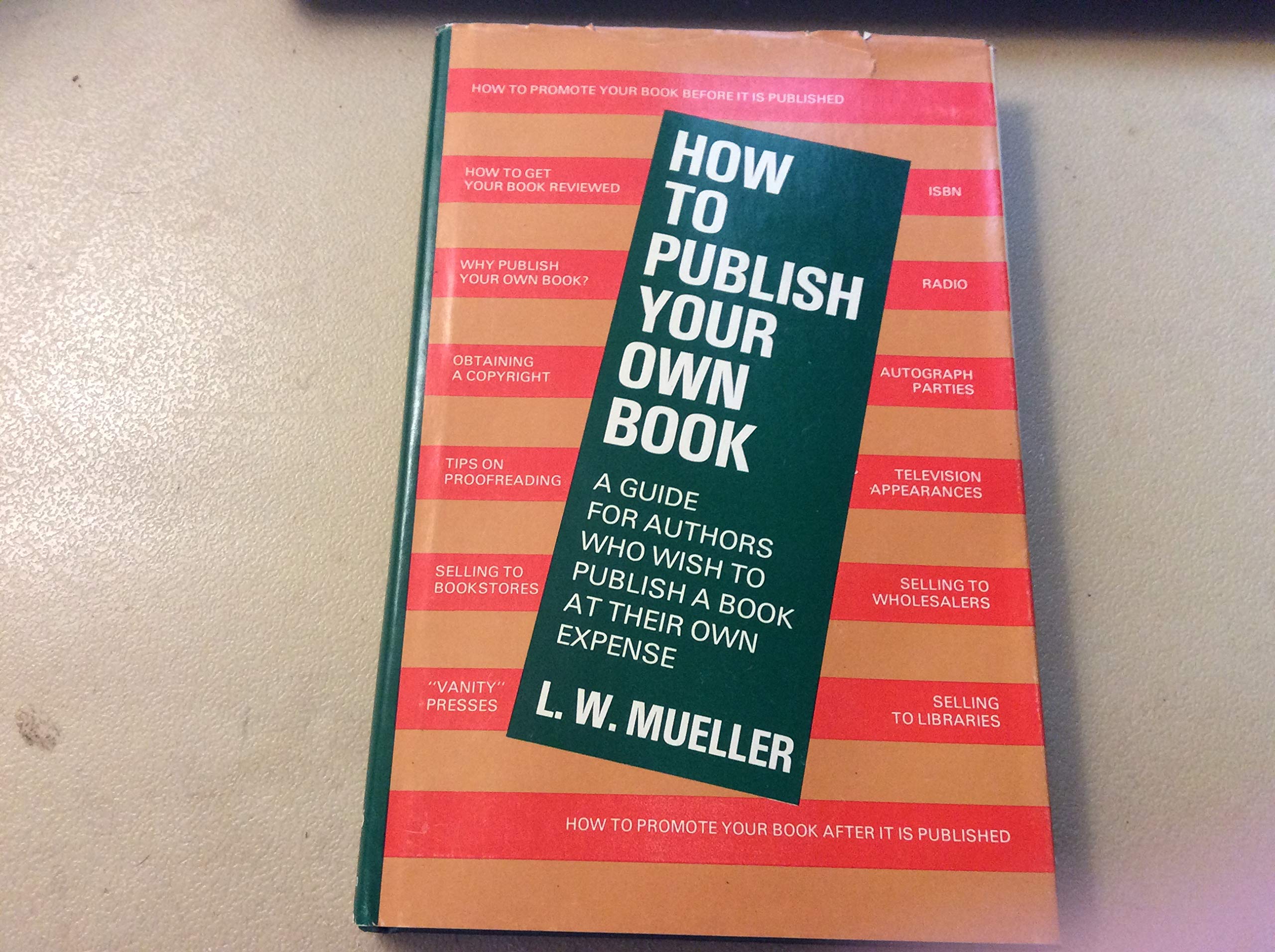 How to Publish Your Own Book Books