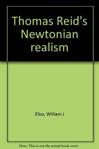 Thomas Reid's Newtonian Realism Books