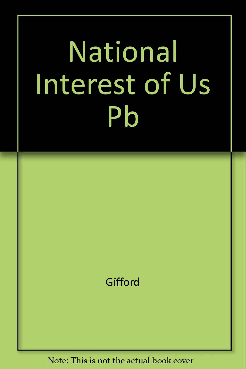 National Interest of Us Pb Politics & History