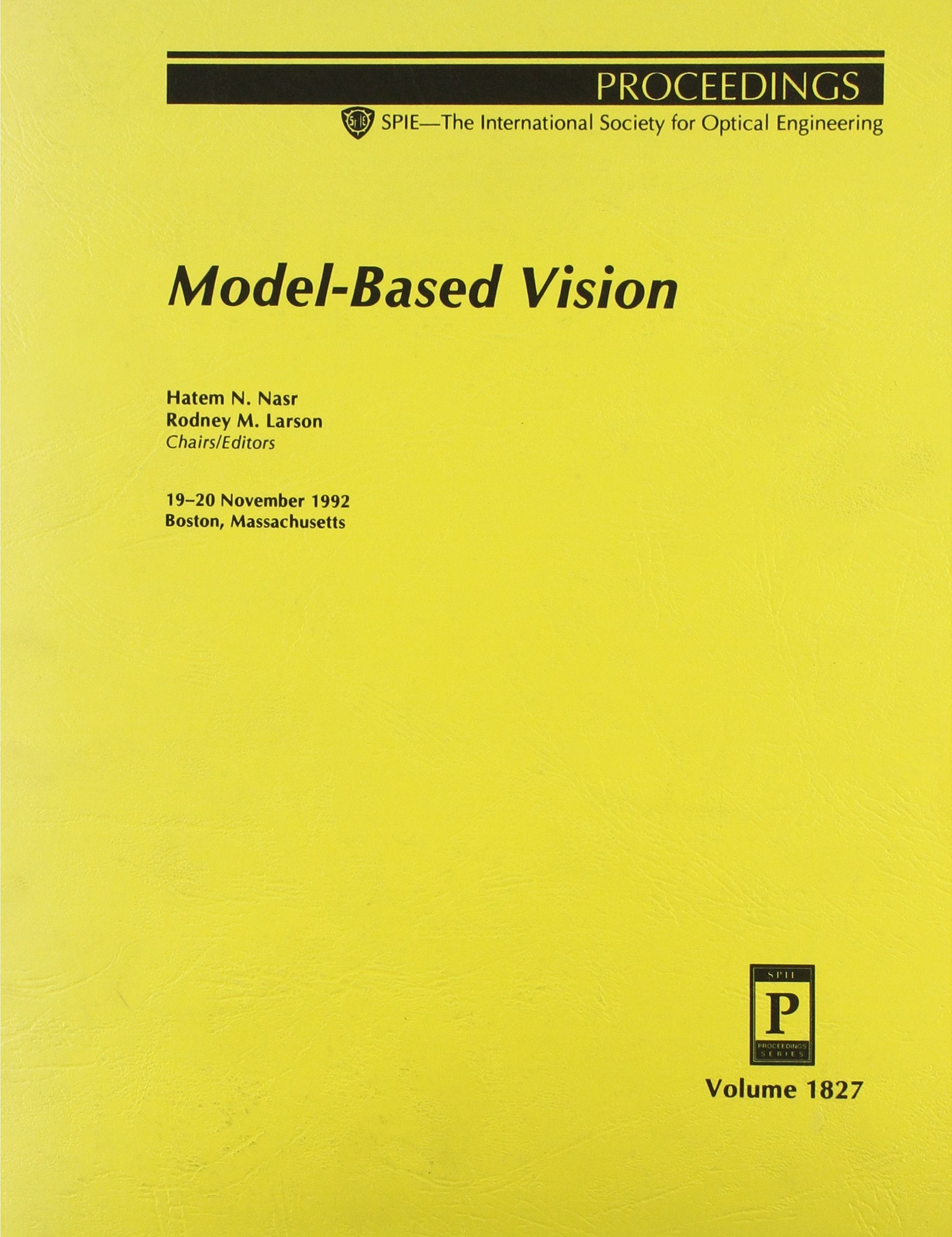 Model-Based Visions (Proceedings of Spie) Mathematics