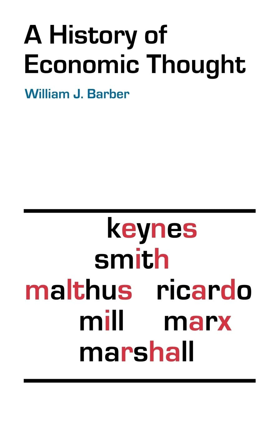A History of Economic Thought book