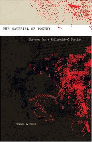 The Material Of Poetry: Sketches For A Philosophical Poetics (Georgia Southern University Jack N. and Addie D. Averitt Lecture Series, Band 13) Poetry