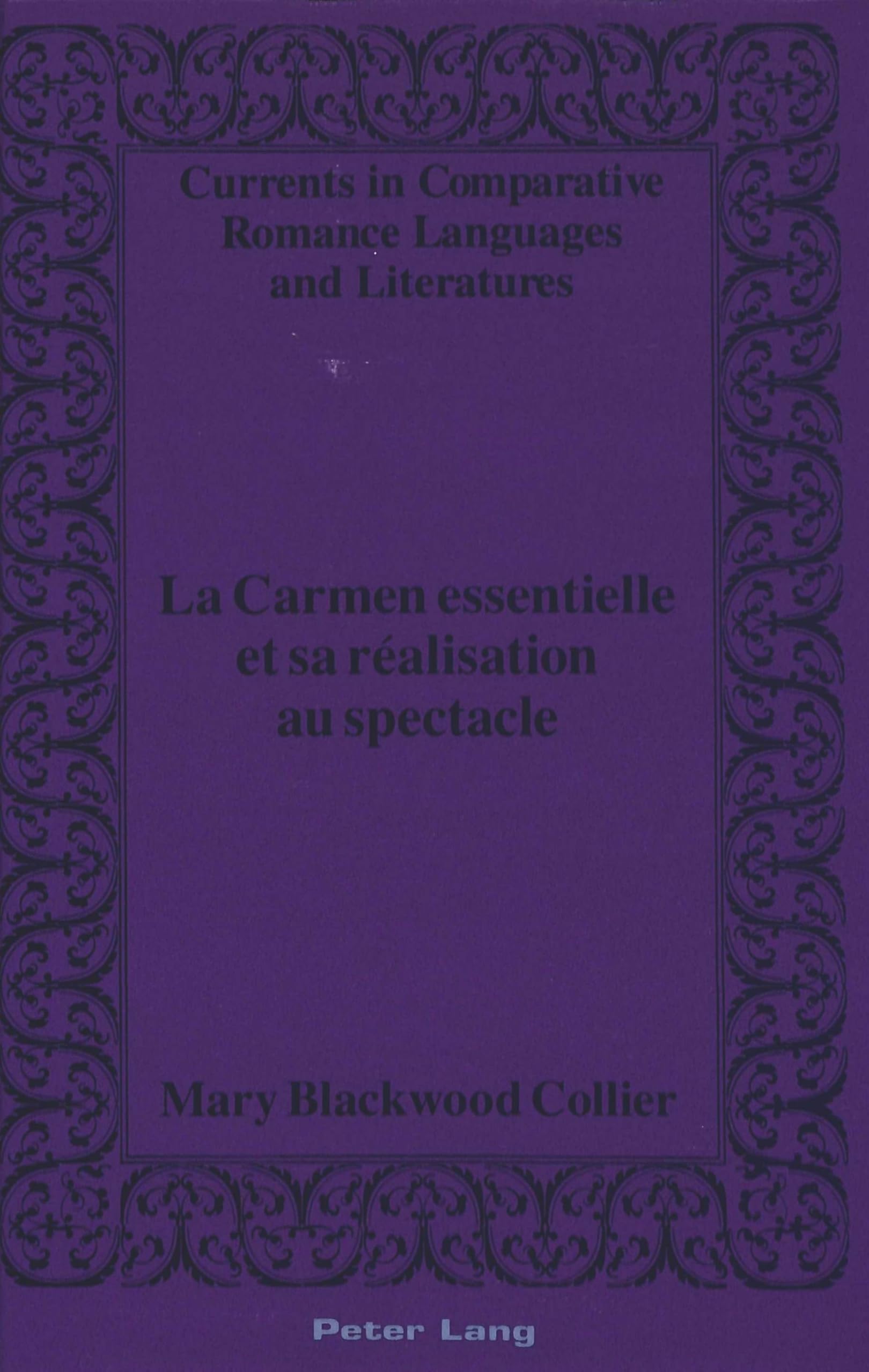 La carmen essentielle et sa realisation au spectacle book