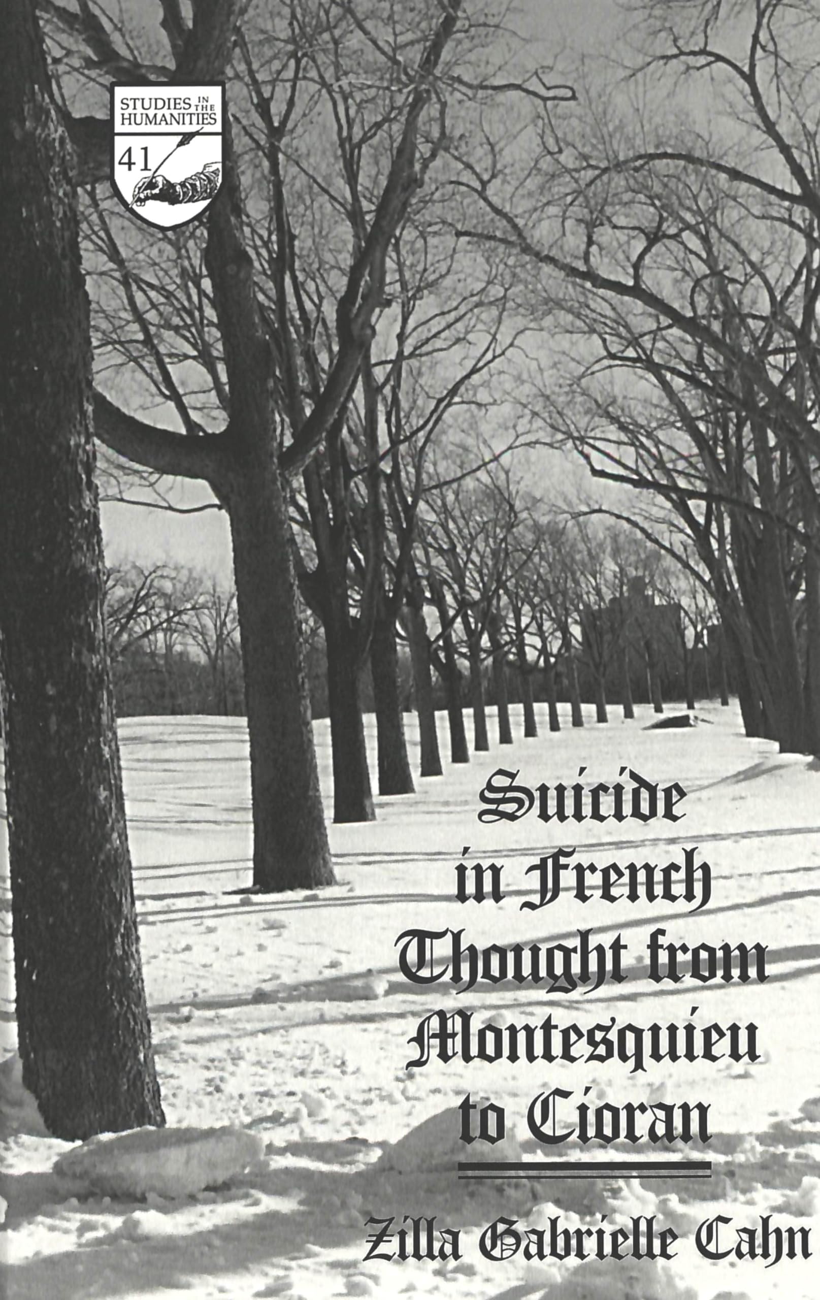 Suicide in French Thought from Montesquieu to Cioran book