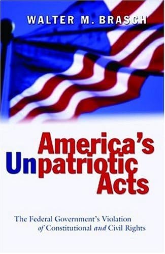 America’s Unpatriotic Acts: The Federal Government’s Violation of Constitutional and Civil Rights Law
