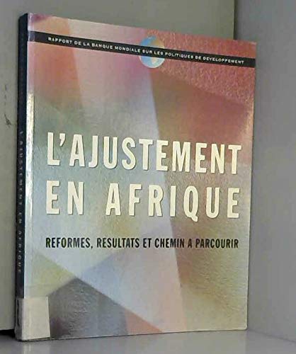L'ajustement en Afrique : réformes, résultats et chemin à parcourir book