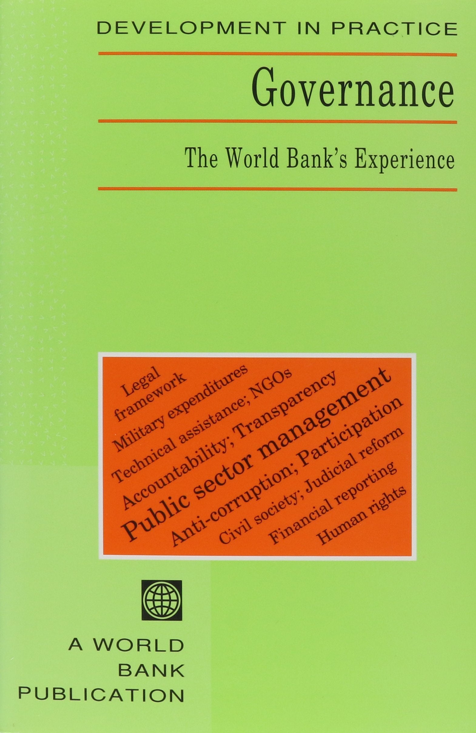 Governance: The World Bank's Experience book