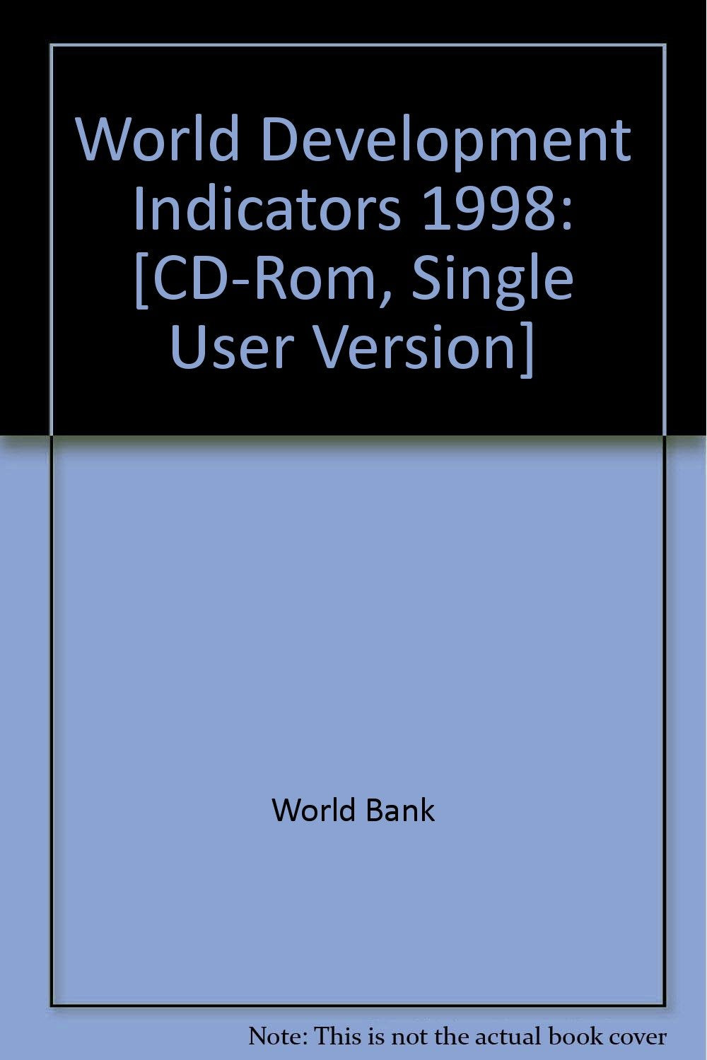World Bank Group: WDI                          K Books