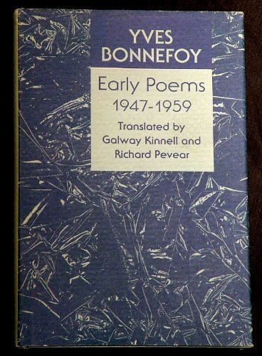 Early Poems, 1947-1959 Contemporary literature