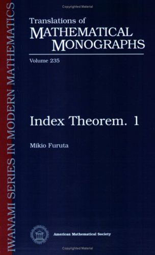 Index Theorem. 1 (Translations of Mathematical Monographs, 235) Mathematics