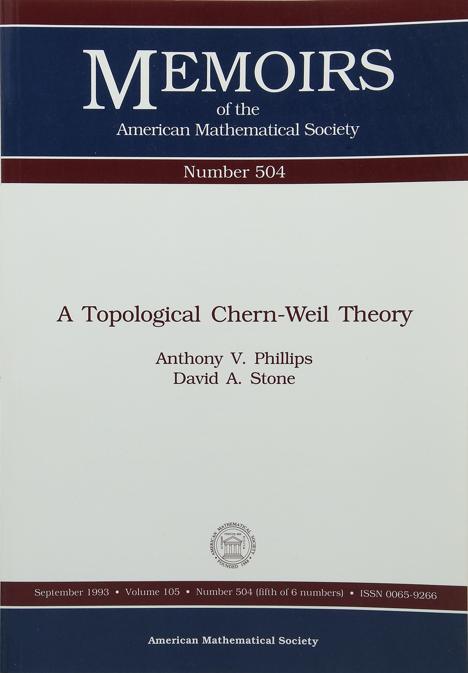 A Topological Chern-Weil Theory (Memoirs of the American Mathematical Society) Mathematics