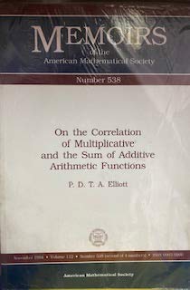On the Correlation of Multiplicative and the Sum of Additive Arithmetic Functions (Memoirs of the American Mathematical Society) Mathematics