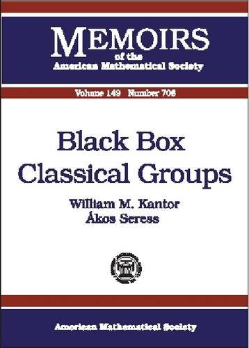Black Box Classical Groups (Memoirs of the American Mathematical Society) Computer Science