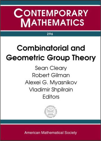Combinatorial and Geometric Group Theory: Ams Special Session, Combinatorial Group Theory, November 4-5, 2000, New York, New York : Ams Special ... Theory, April (Contemporary Mathematics) Mathematics