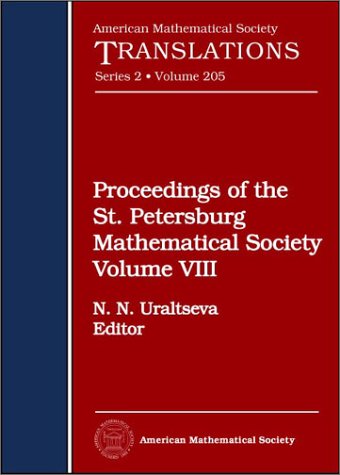 Proceedings of the St. Petersburg Mathematical Society (205) (AMERICAN MATHEMATICAL SOCIETY TRANSLATIONS SERIES 2, Band 205) Mathematics
