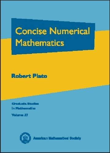 Product Image: Concise Numerical Mathematics (Graduate Studies in Mathematics, 57, Band 57)