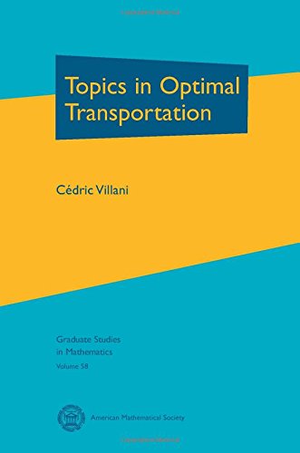 Graduate studies in mathematics, vol.58: Topics in Optimal Transportation Mathematics