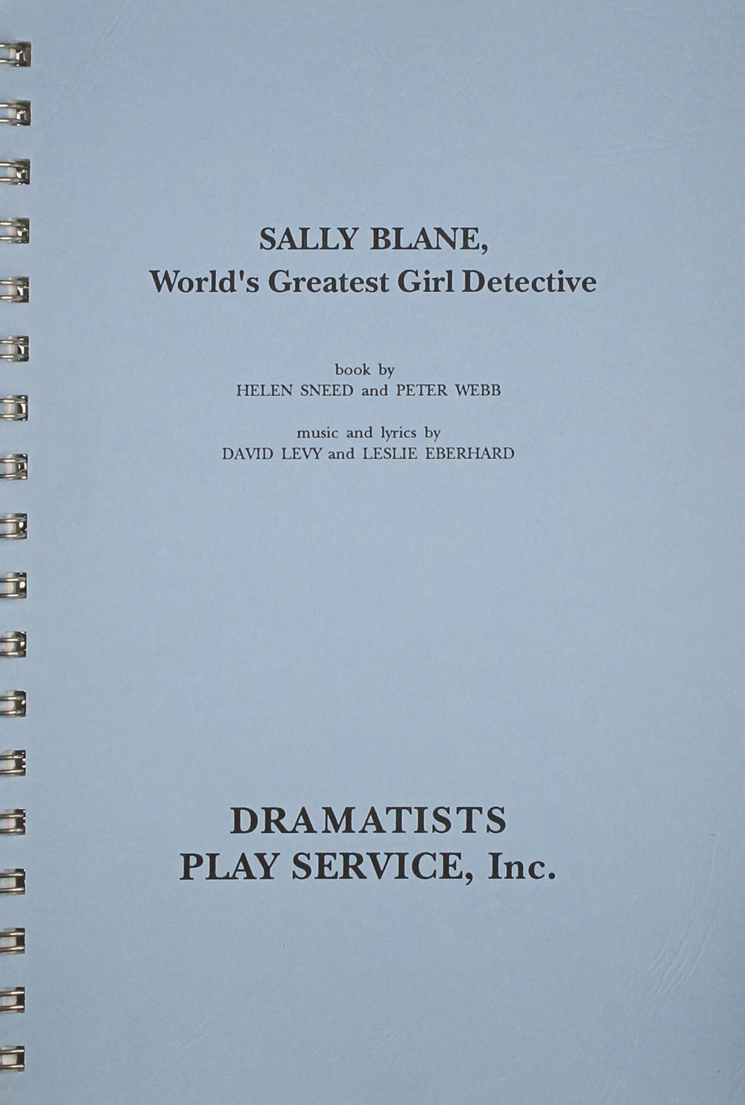 Sally Blane, World's Greatest Girl Detective Drama