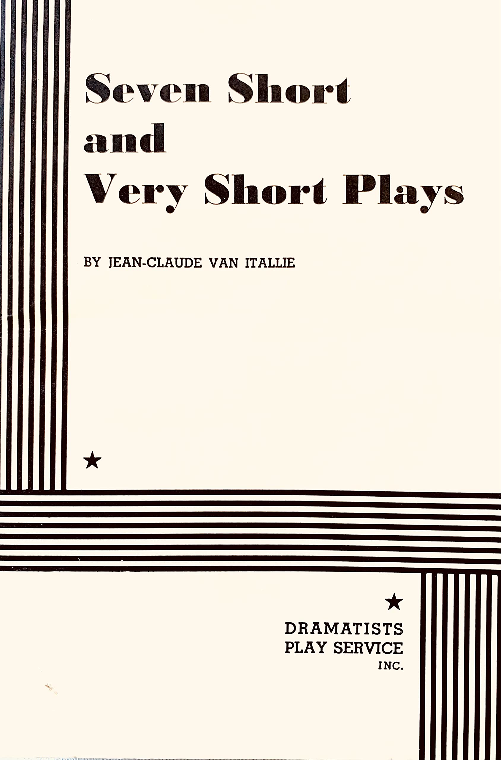 Seven Short and Very Short Plays Drama