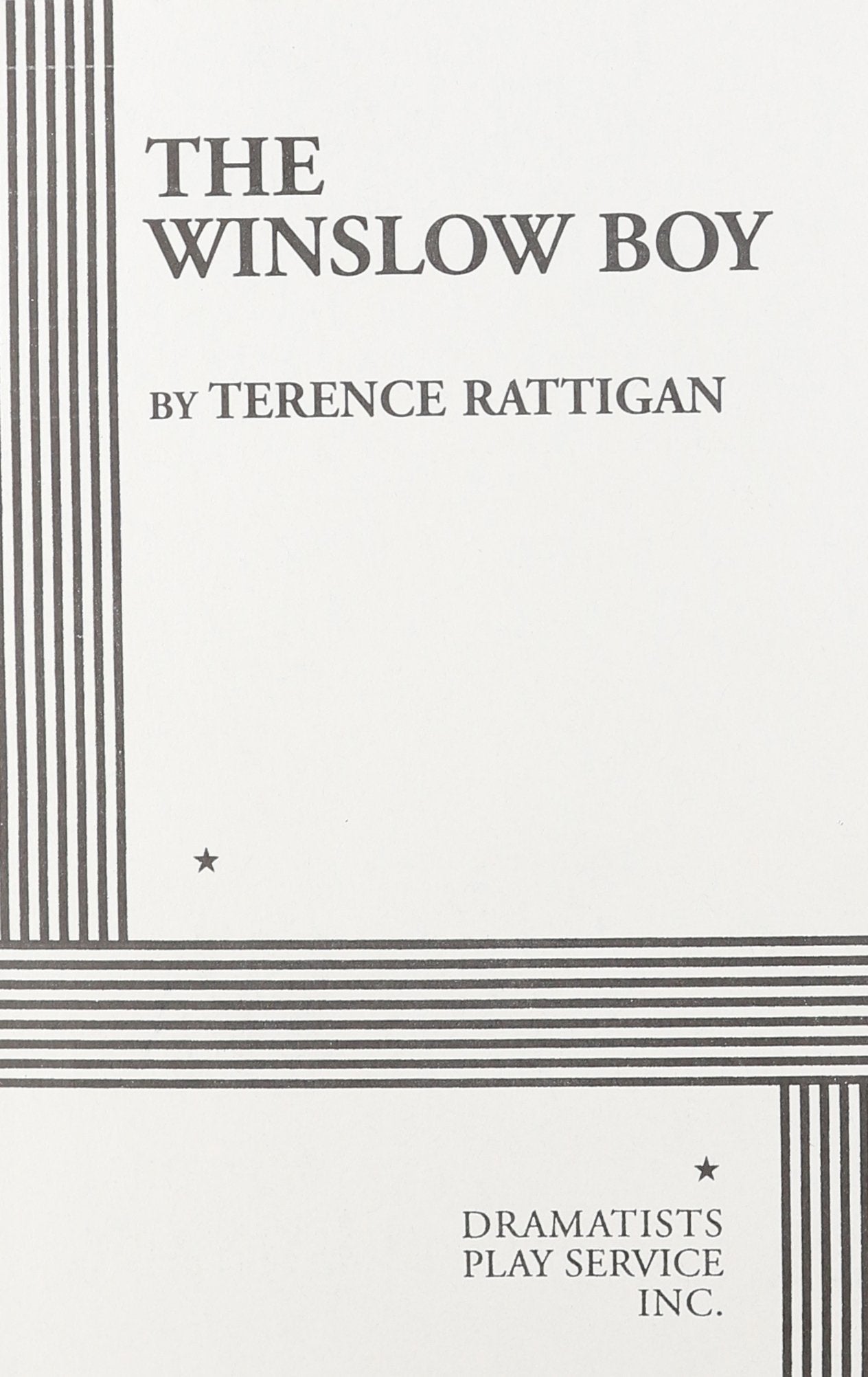 The Winslow Boy (Acting Edition for Theater Productions) Drama