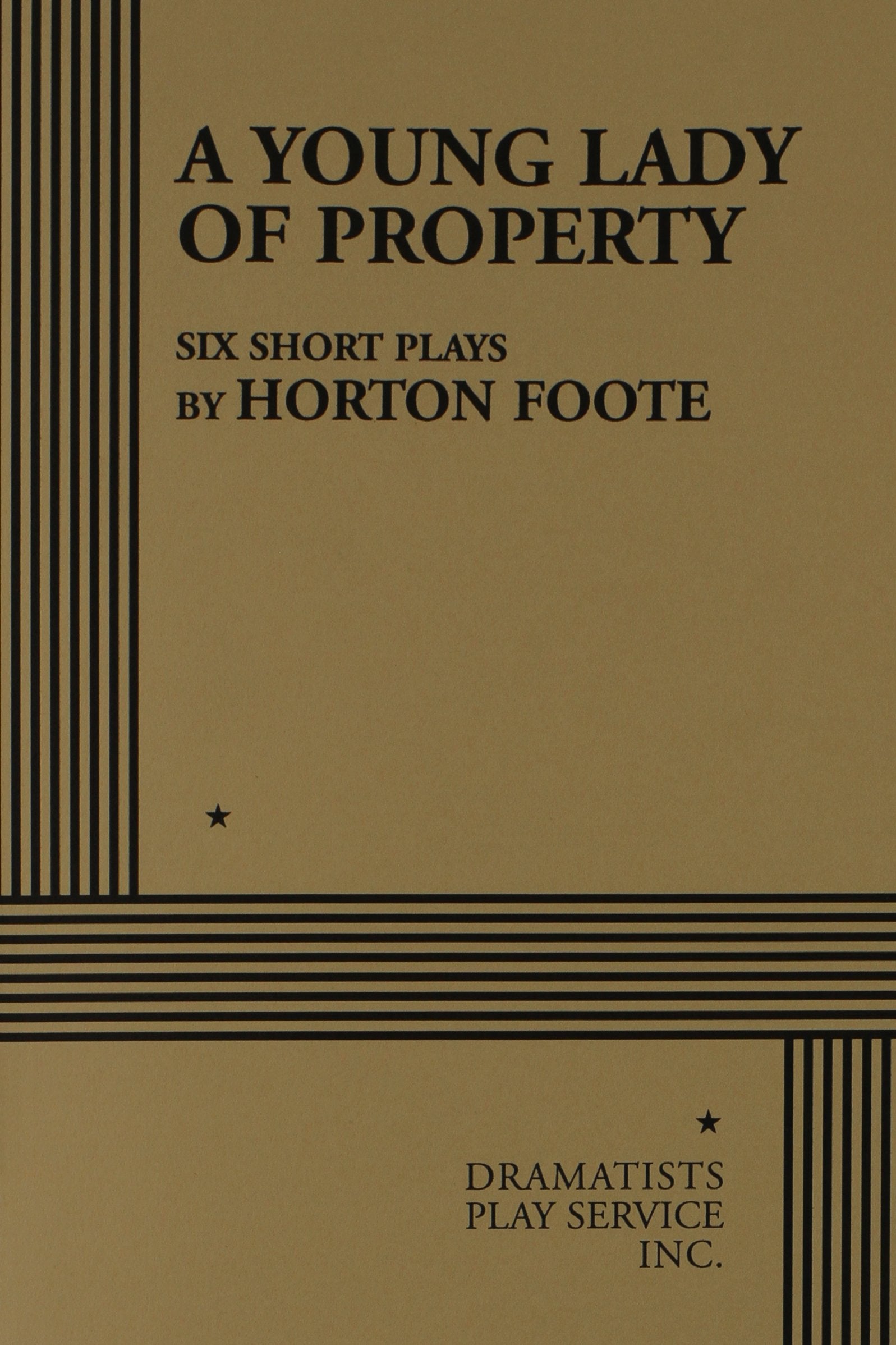 Young Lady of Property: Six Short Plays (Acting Edition for Theater Productions) Drama
