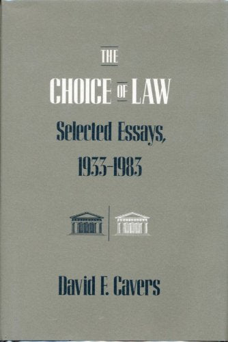 The Choice of Law: Selected Essays, 1933-1983 book