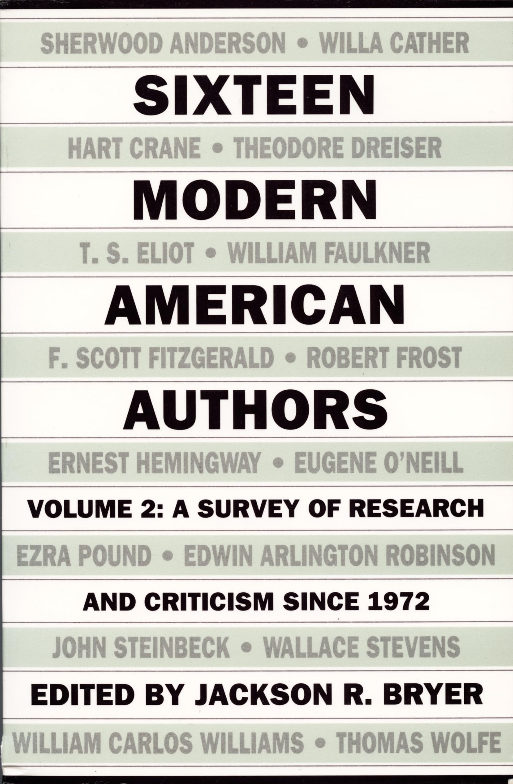 Sixteen Modern American Authors Social Sciences
