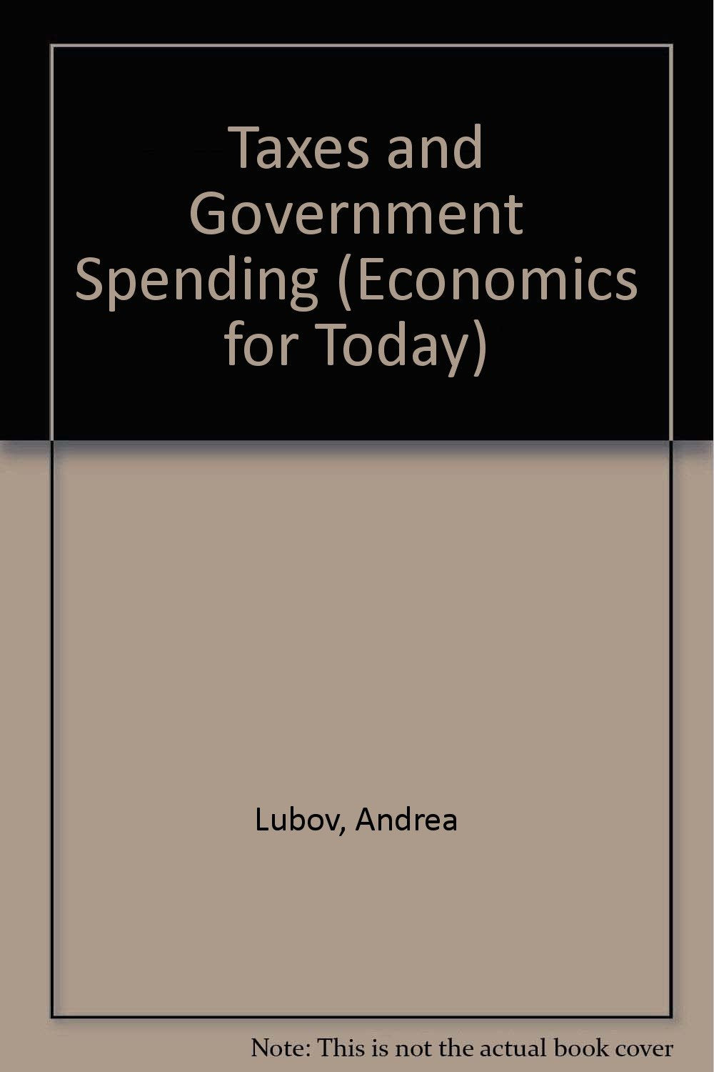 Taxes and Government Spending (Economics for Today) Young adult books