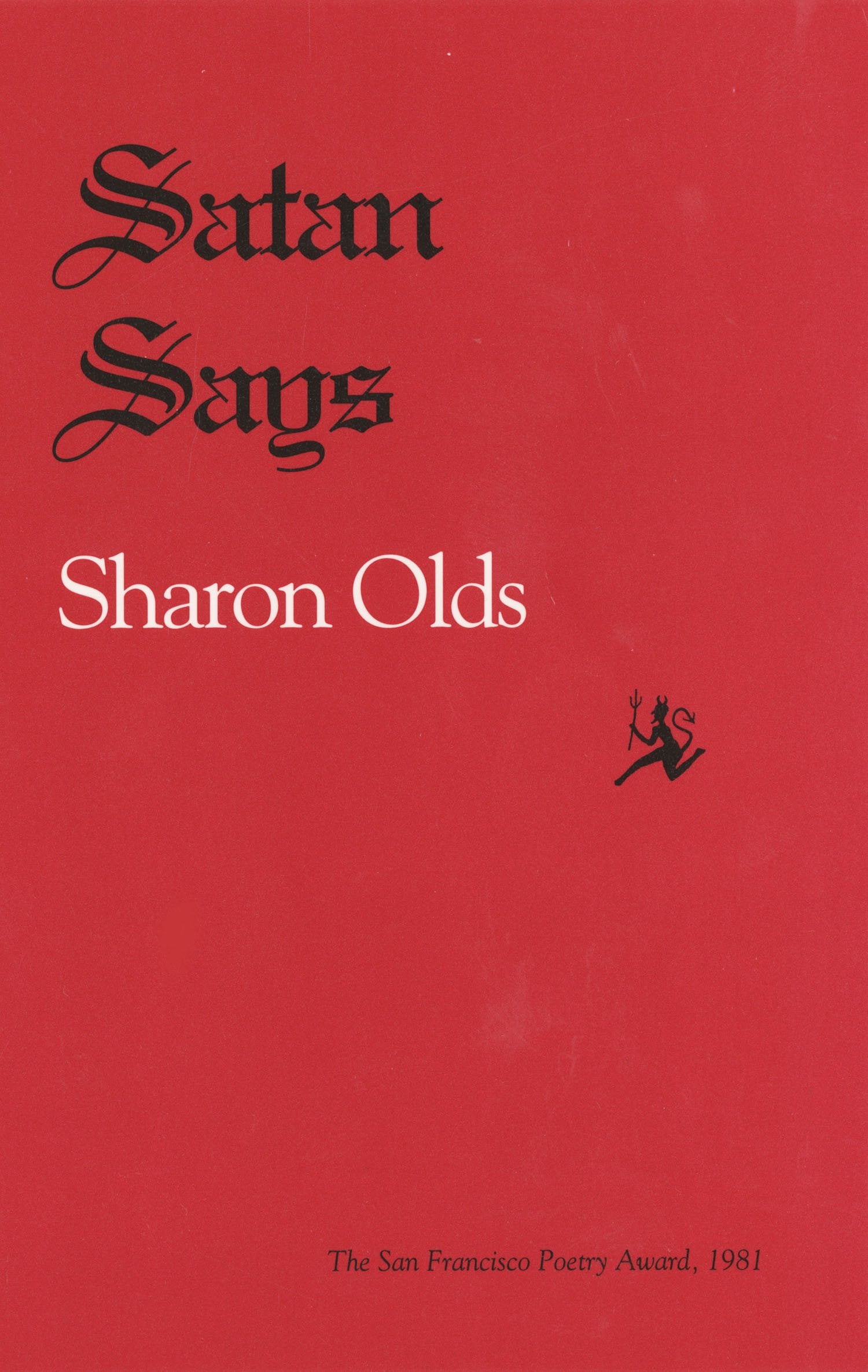 Satan Says (Pitt Poetry Series) Poetry