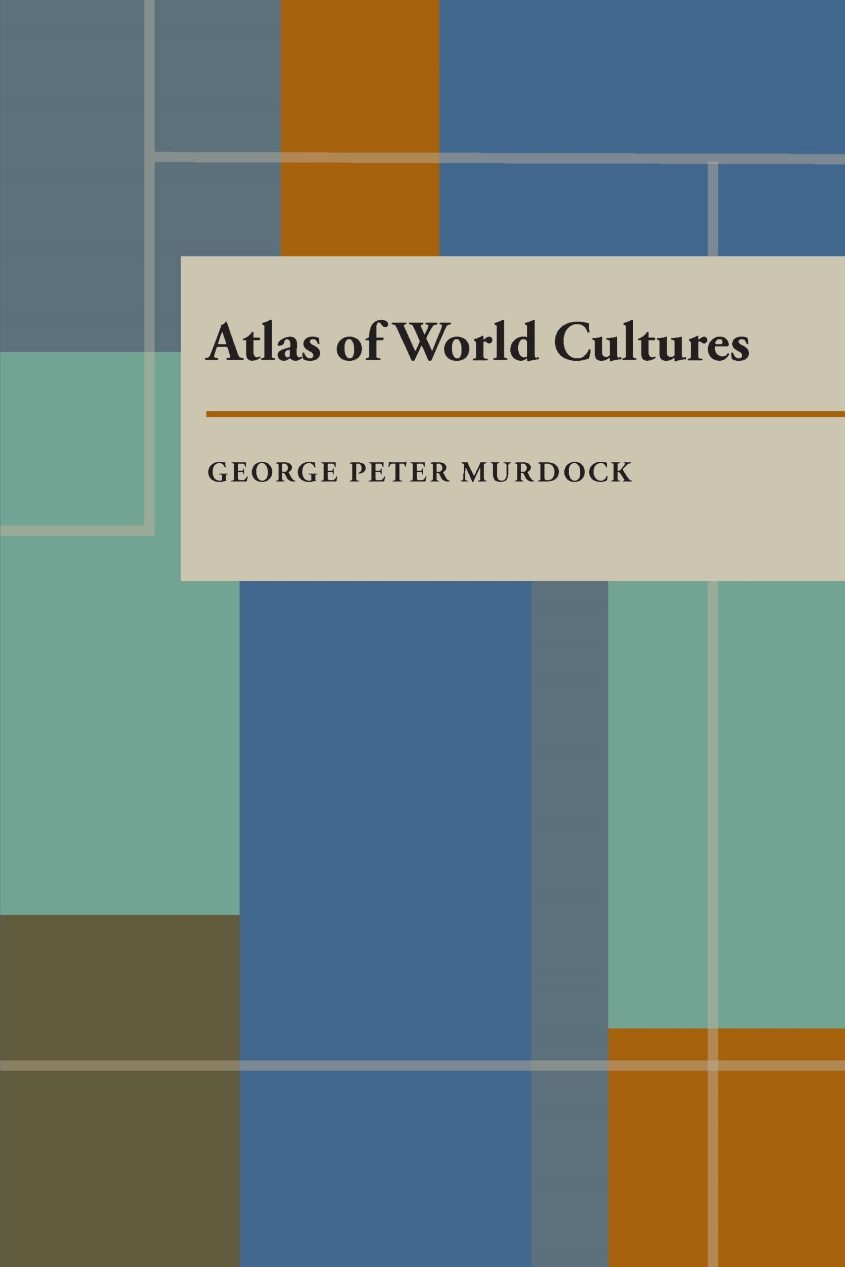 Atlas of World Cultures Books