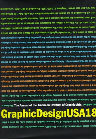 Graphic Design USA 18: The Annual of the American Institute of Graphic Arts (365: AIGA YEAR IN DESIGN, Band 18) Film, Art & Culture