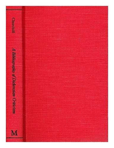 Bibliography of Dickensian Criticism, 1836-1974 Books