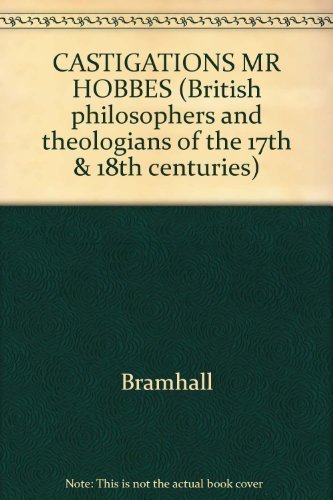 CASTIGATIONS MR HOBBES (British philosophers and theologians of the 17th & 18th centuries) Books