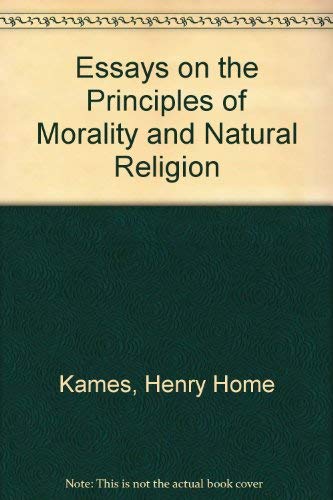 Essays on the Principles of Morality and Natural Religion Books