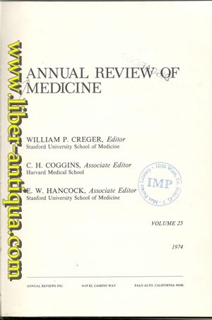 Annual Review of Medicine Medicine