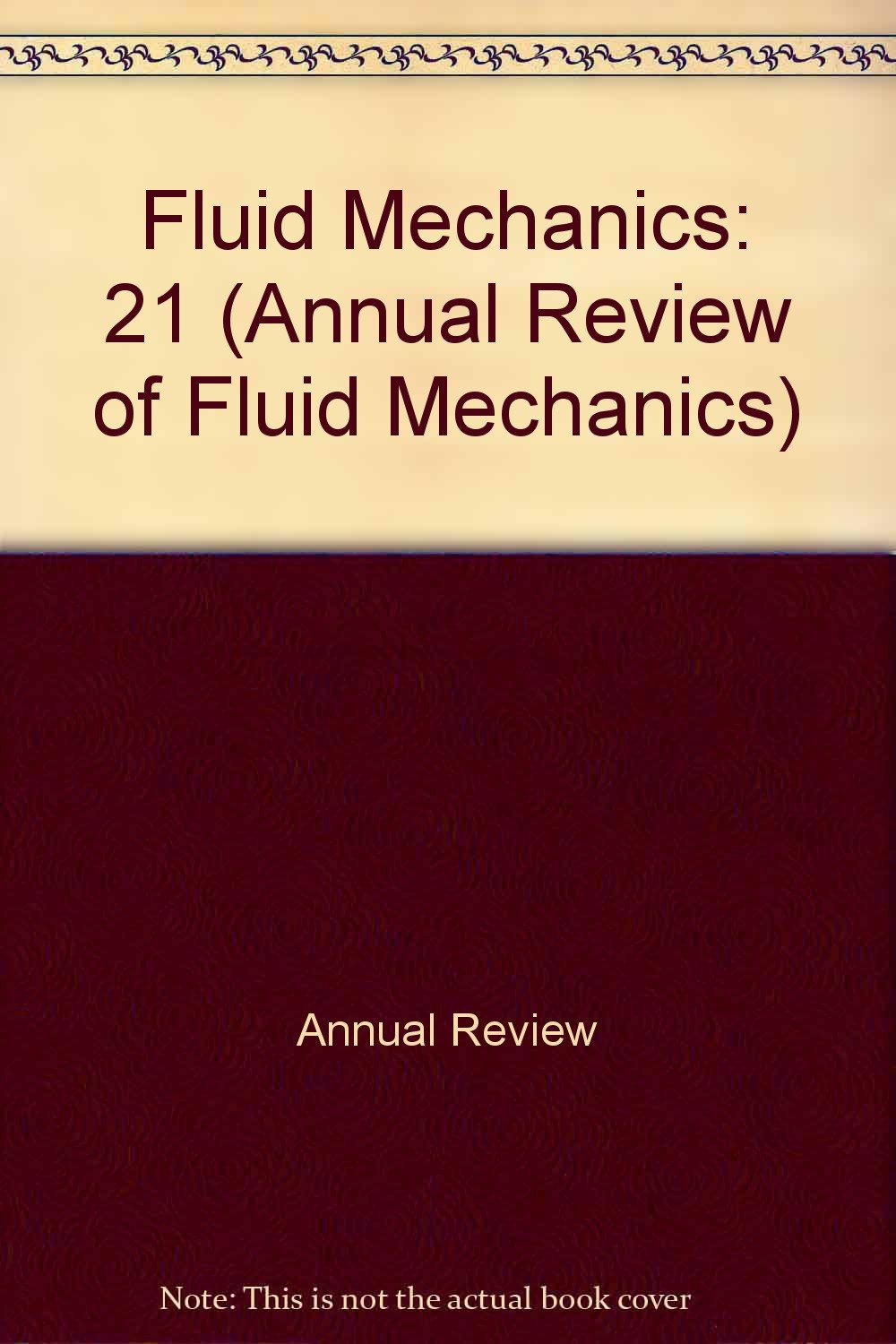 Annual Review of Fluid Mechanics: 1989 Business & Technology