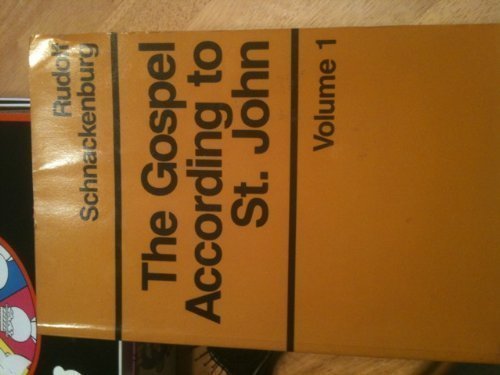 The Gospel According to St. John (001) Books
