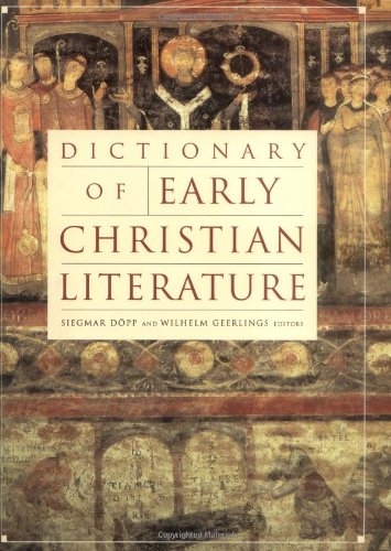 Dictionary of Early Christian Literature (A Herder & Herder book) Contemporary literature