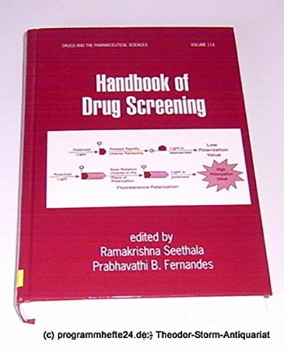 Handbook of Drug Screening Books