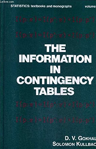 The information in contingency tables (Statistics, textbooks and monographs ; v. 23) Books