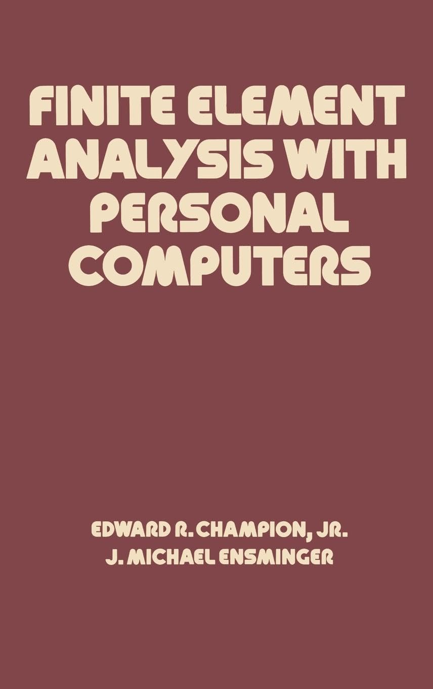 Product Image: Finite Element Analysis with Personal Computers